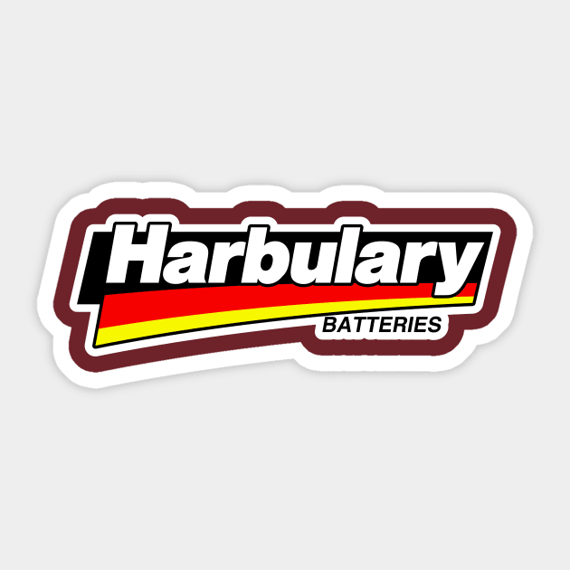 Harbulary Batteries Sticker by SilverBaX